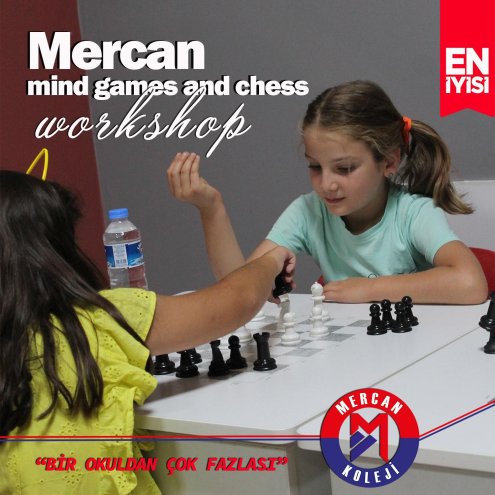 Akıl Oyunları ve Satranç Atölyesi (Mind Games and chess Workshop) Mercan Koleji Malatya en iyi özel okul kolej Türkiye