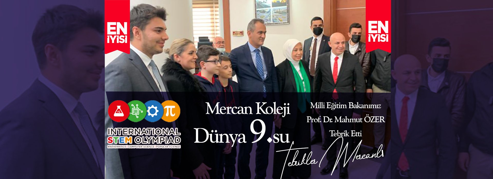 Malatya Mercan Koleji Türkiye Birincisi Dünya Dokuzuncusu. Milli Eğitim Bakanı Kutladı Türkiye Malatya En İyi Özel Okul Kolej İlkokul Ortaokul Lise